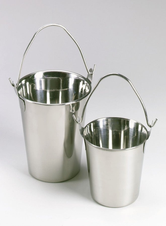 Pro Select ProSelect Heavy Duty Stainless Steel Pails — Durable Pails for Kennels and Farms - 8¾", 6-Quart - Image 3